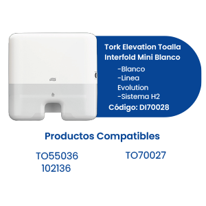 Tork Elevation Toalla Interfold Mini Blanco