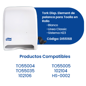 Tork Disp. Element de palanca para Toalla en Rollo