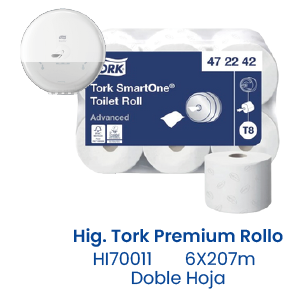 Hig. Tork Premium Rollo 6X207m Doble Hoja