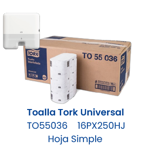 Toalla Tork Universal 16PX250HJ Hoja Simple