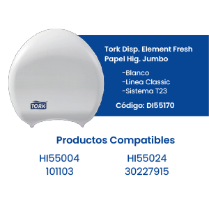 Tork Disp. Element Fresh Papel Hig. Jumbo