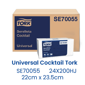 Universal Cocktail Tork 24X200HJ 22cm x 23.5cm