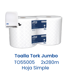 Toalla Tork Jumbo 2x280m
