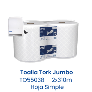 Toalla Tork Jumbo 2x310m
