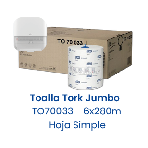 Toalla Tork Jumbo 6x280m Hoja Simple